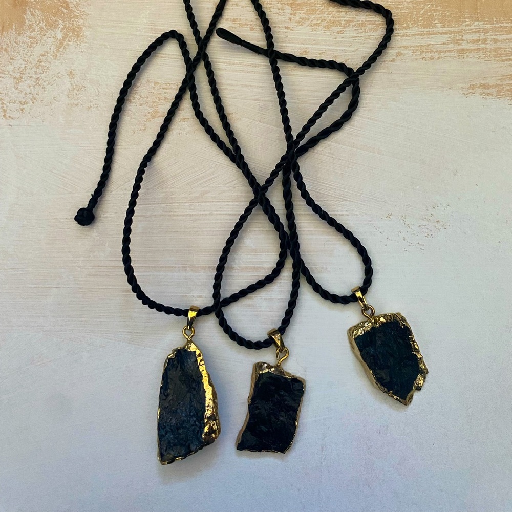 tourmaline necklaces lot of 3
